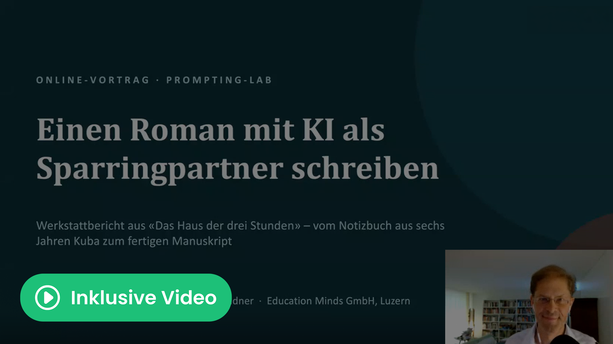 Roman schreiben mit KI: Was ein Sparringpartner darf und wo Schluss ist