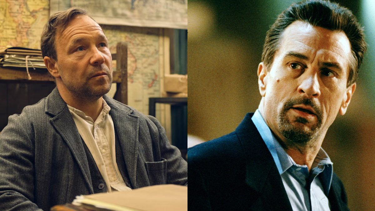 Split image of Stephen Graham and Robert De Niro