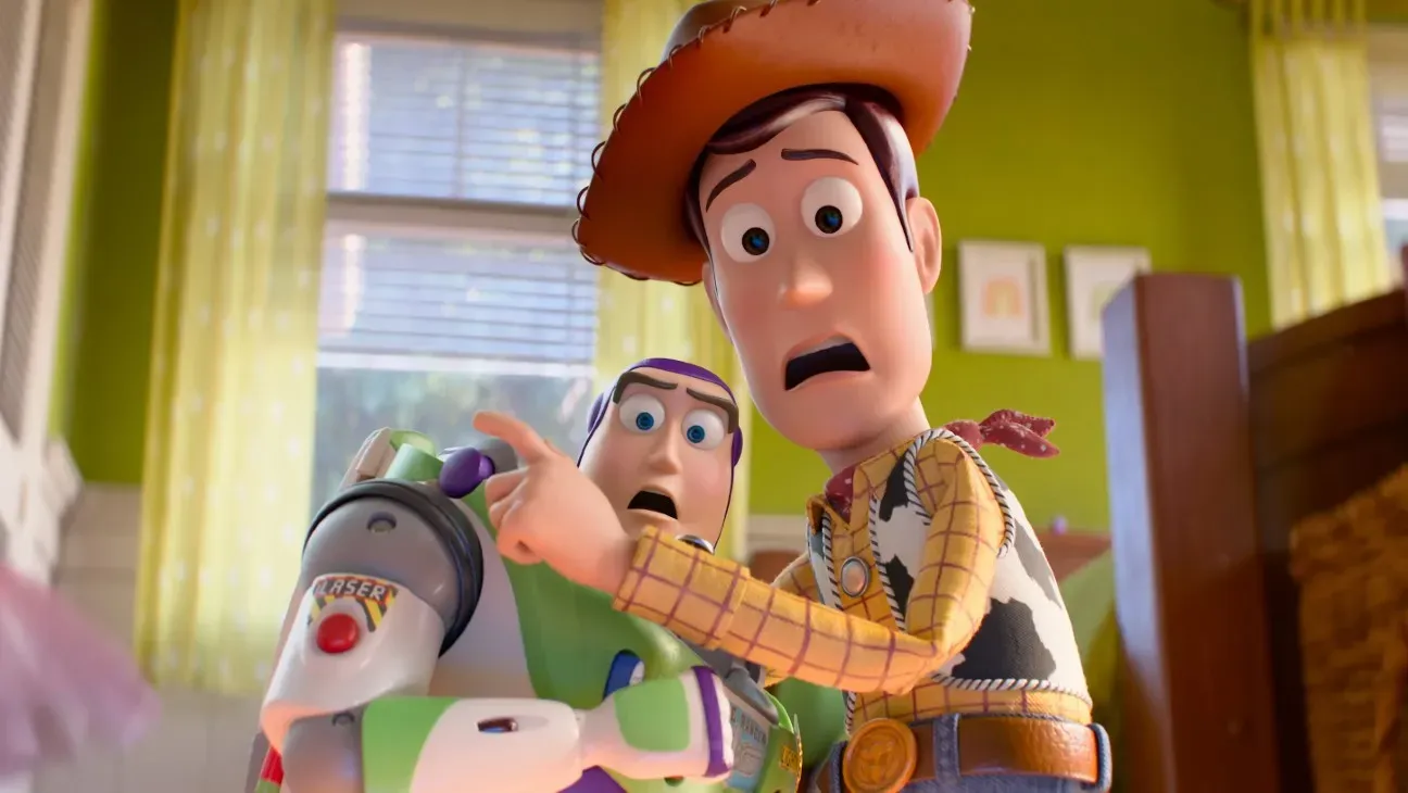 Woody and Buzz Lightyear in Toy Story 5