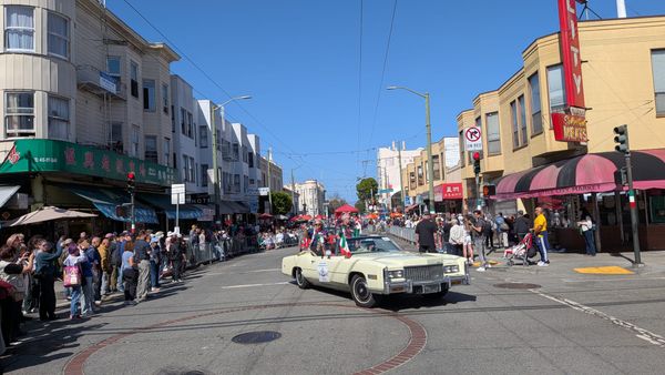 Car in Italian Heritage Parade