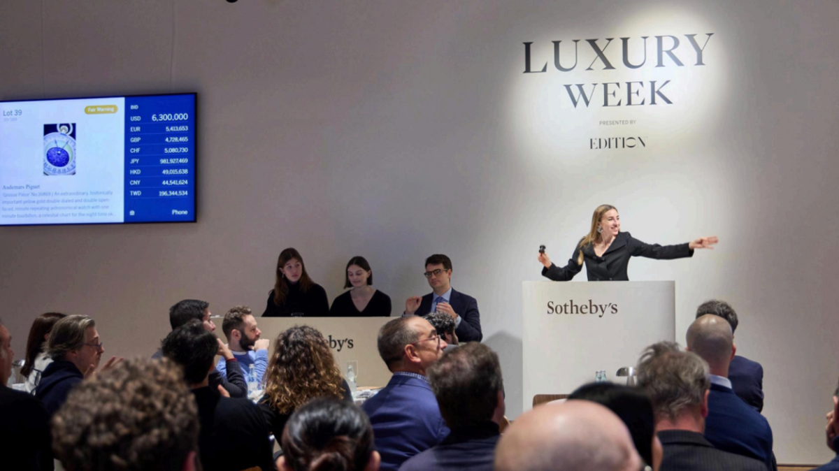 Clara Kessi, Sotheby's Watches Specialist, auctions Audemars Piguet's 'Grosse Pièce'