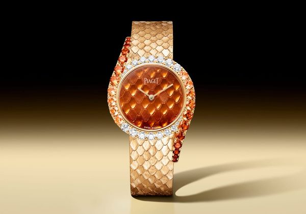 Piaget Unveils Two New Limelight Gala Watches in Orange Enamel and Decor Palace Gold
