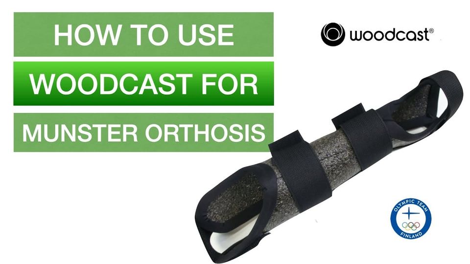 Muenster Orthosis with Woodcast