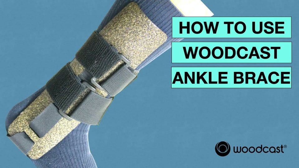 How to use Woodcast Ankle Brace
