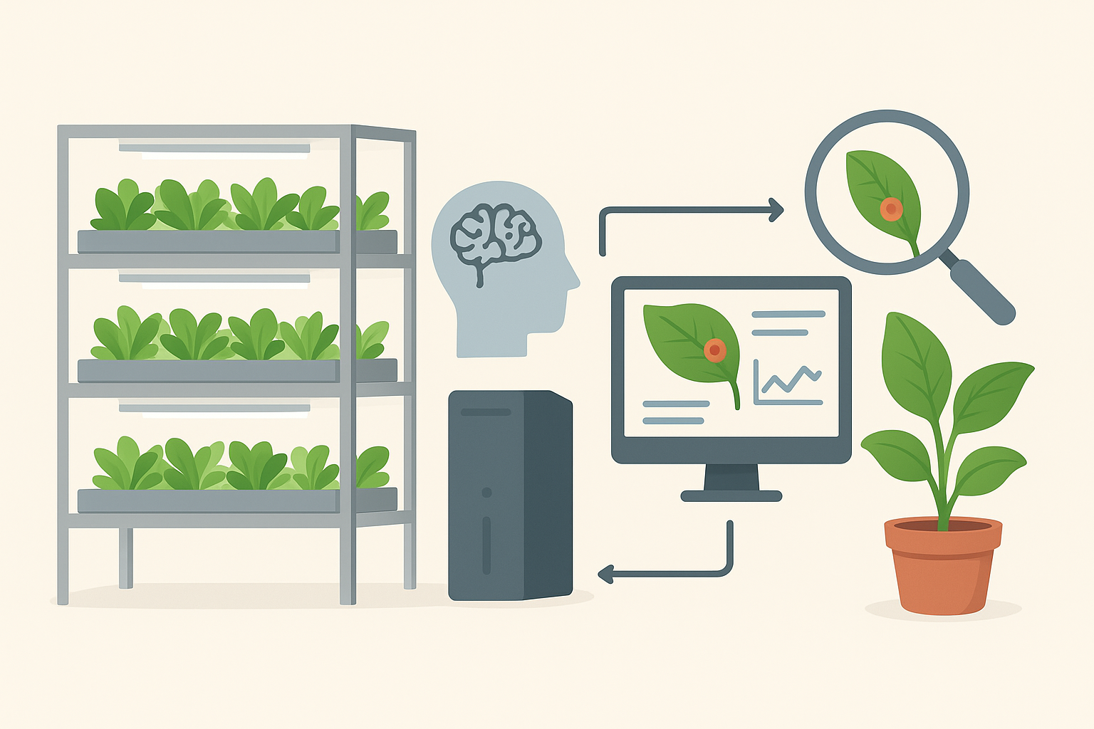 AI for Early Detection of Plant Diseases in Controlled Environment Agriculture Systems