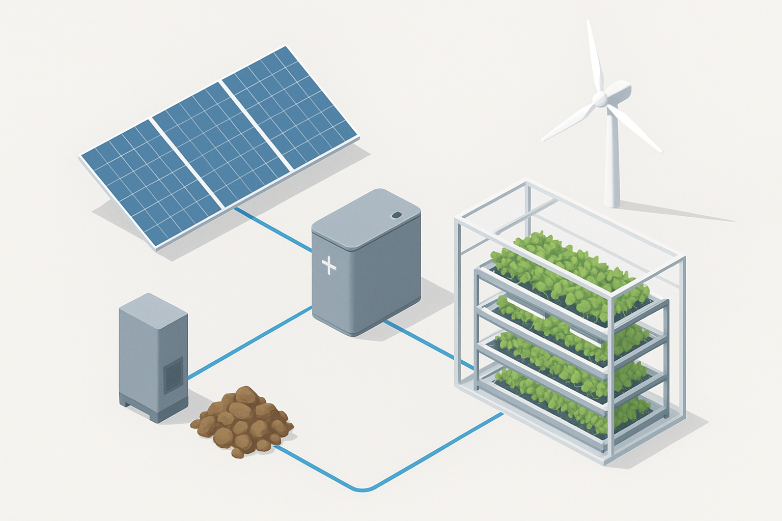 Integrating Renewable Energy in CEA and Vertical Farming