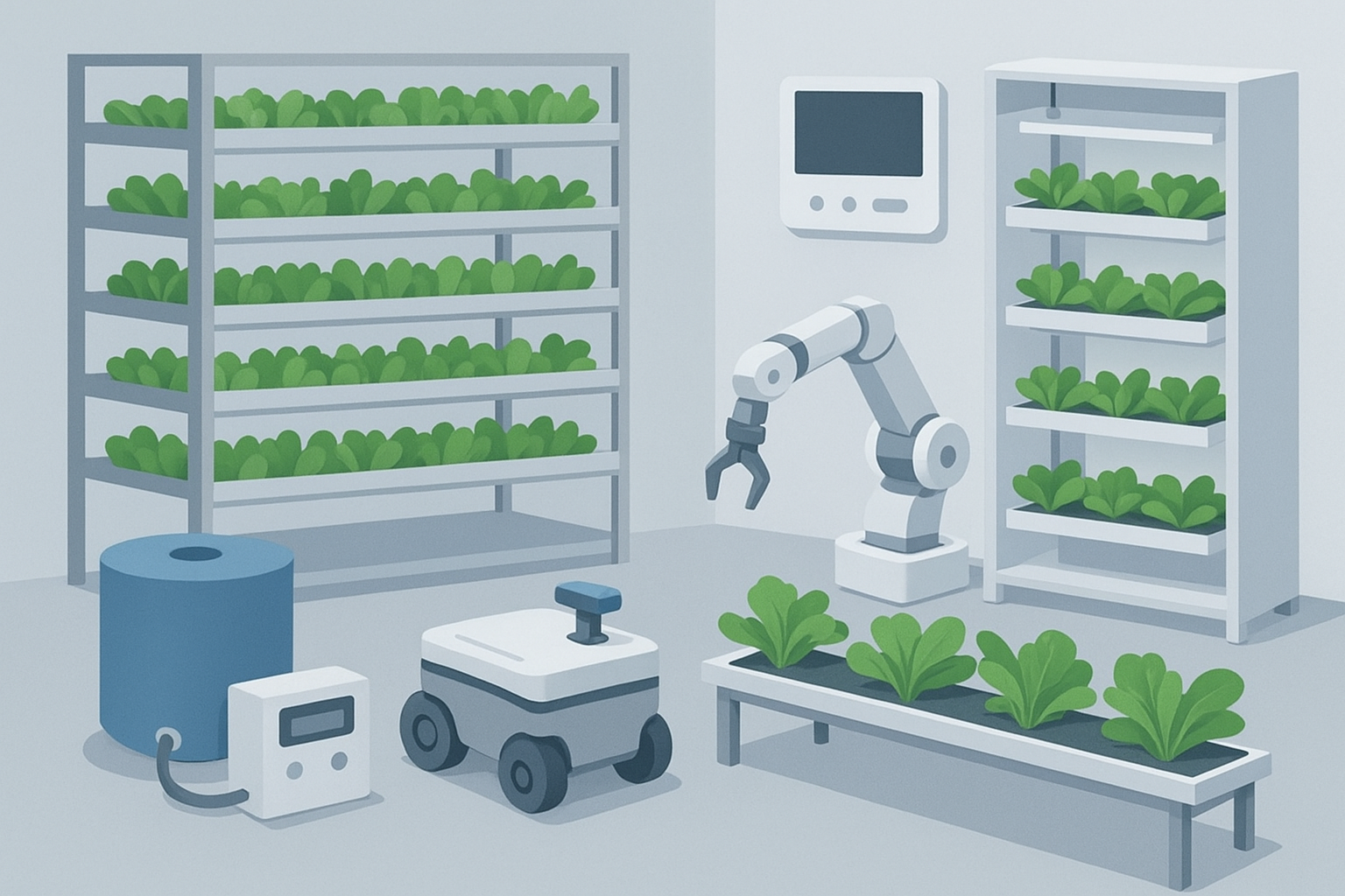 The Future of Robotics in Controlled Environment Agriculture
