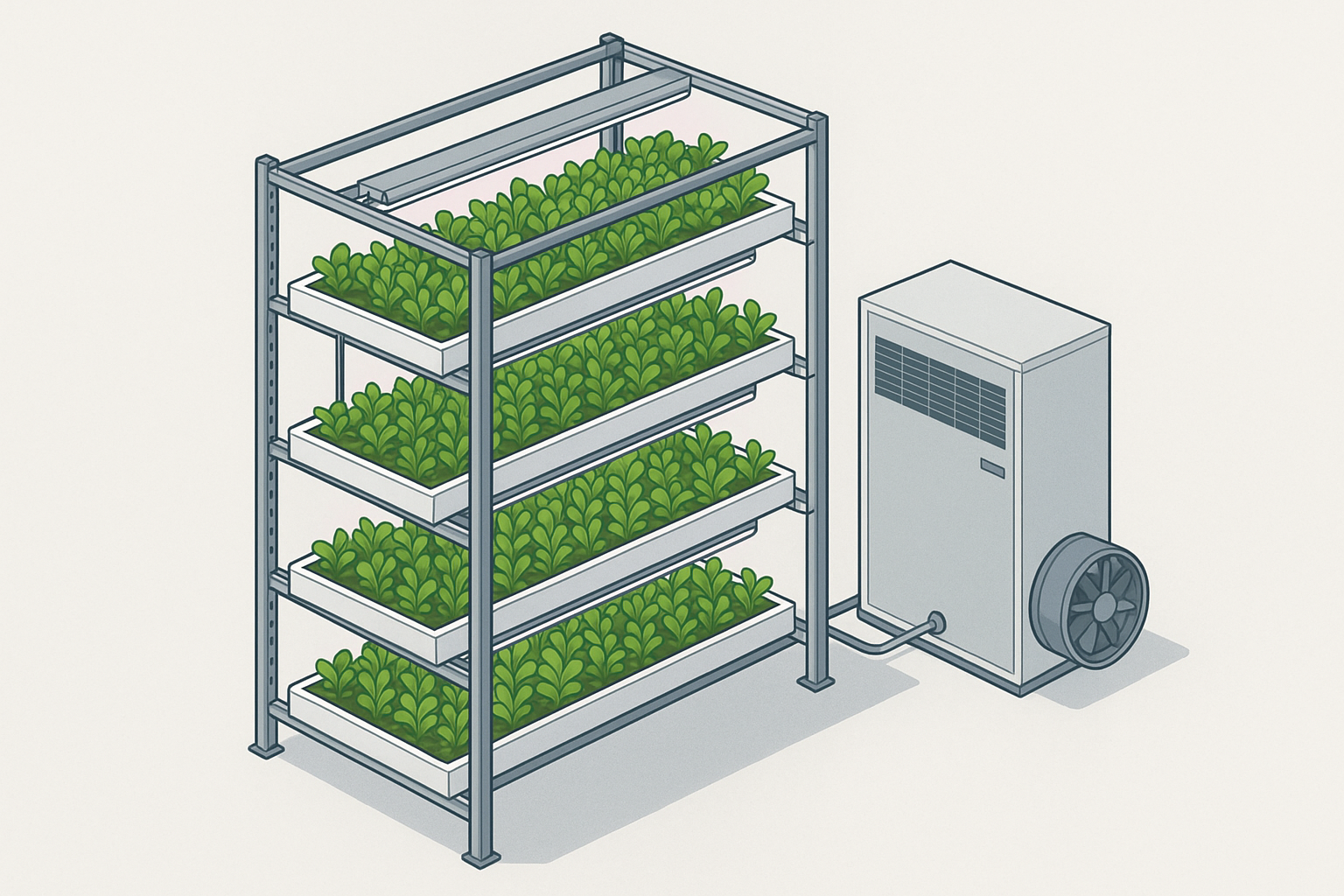 Benefits of Vertical Rack Systems in CEA