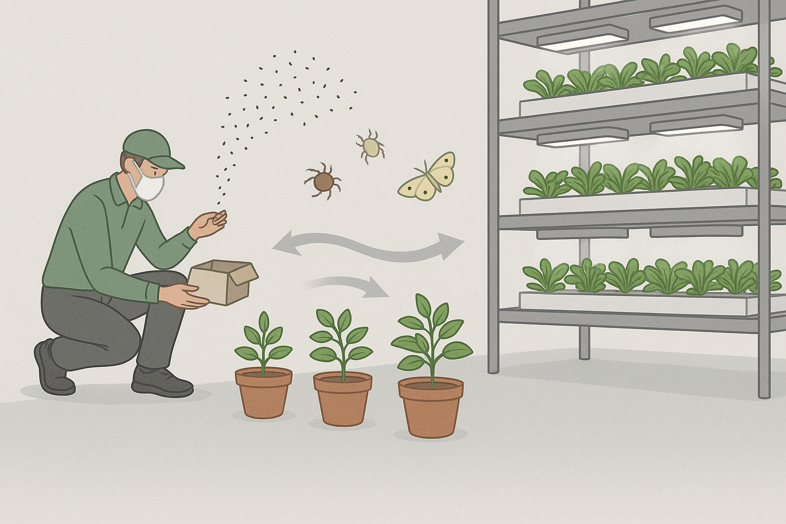 Using Biological Control Agents in Indoor Farms