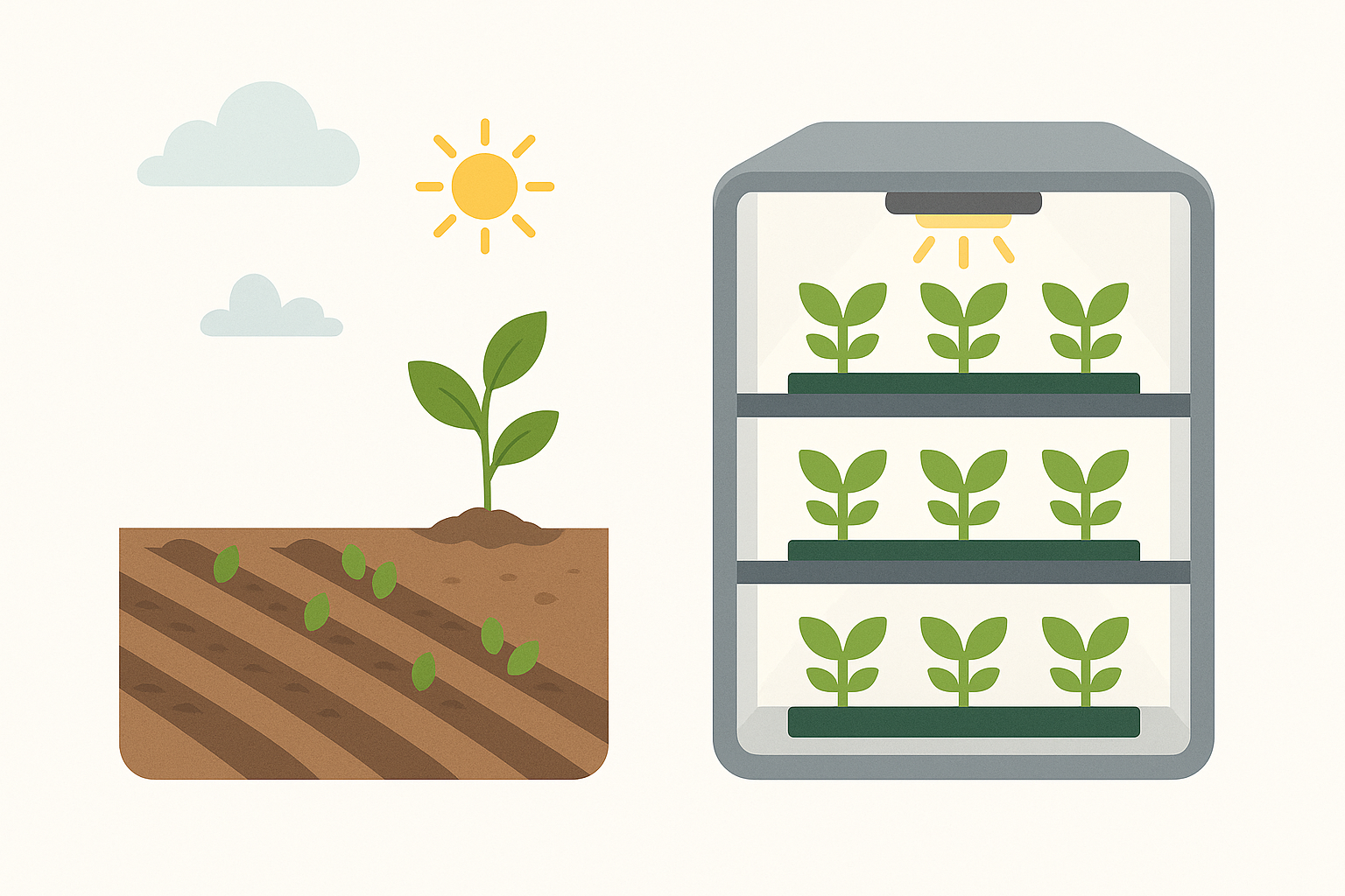 CEA vs Traditional Agriculture: A Comparison with Conventional Agriculture
