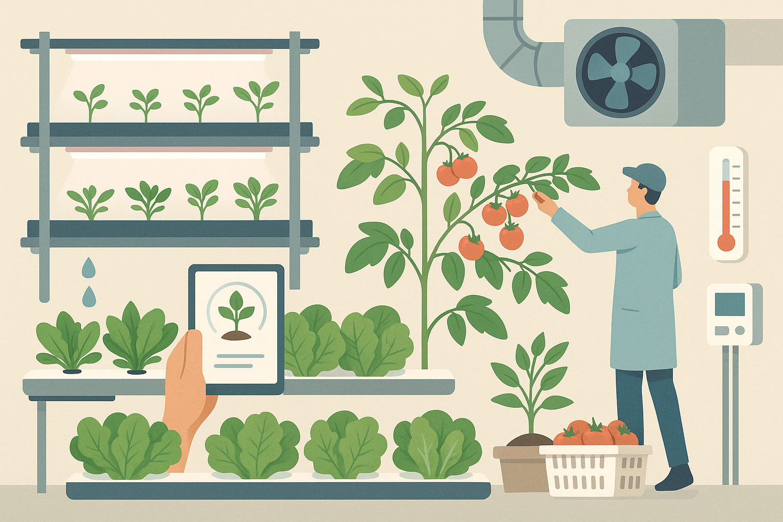 Crop Management and Growing Strategies for CEA Systems
