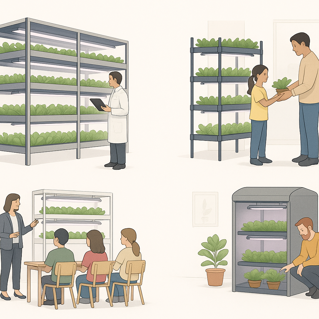 Defining Indoor Farming Goals Commercial, Community, or Hobby Farming