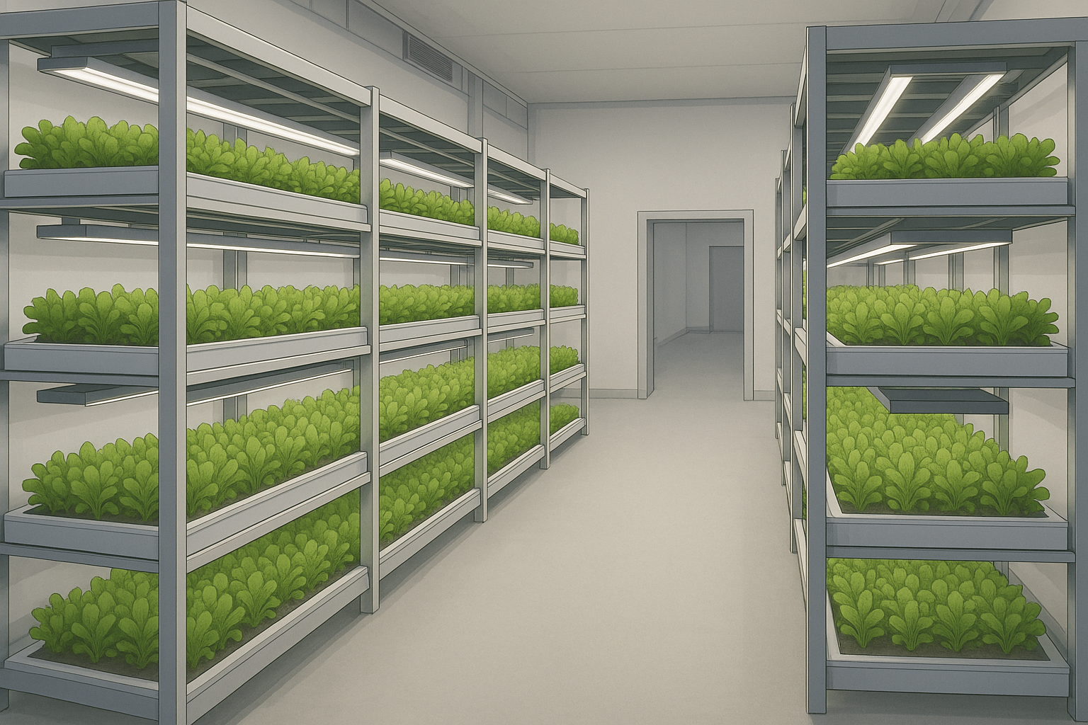 Designing Indoor Farm Layouts for Efficiency and Access