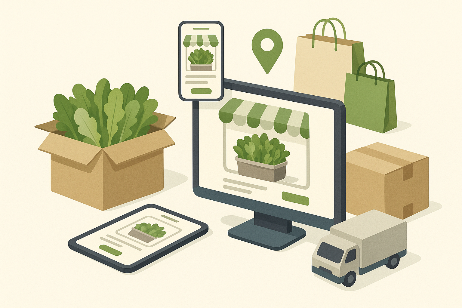 Ecommerce Strategies for Vertical Farms: Selling Online