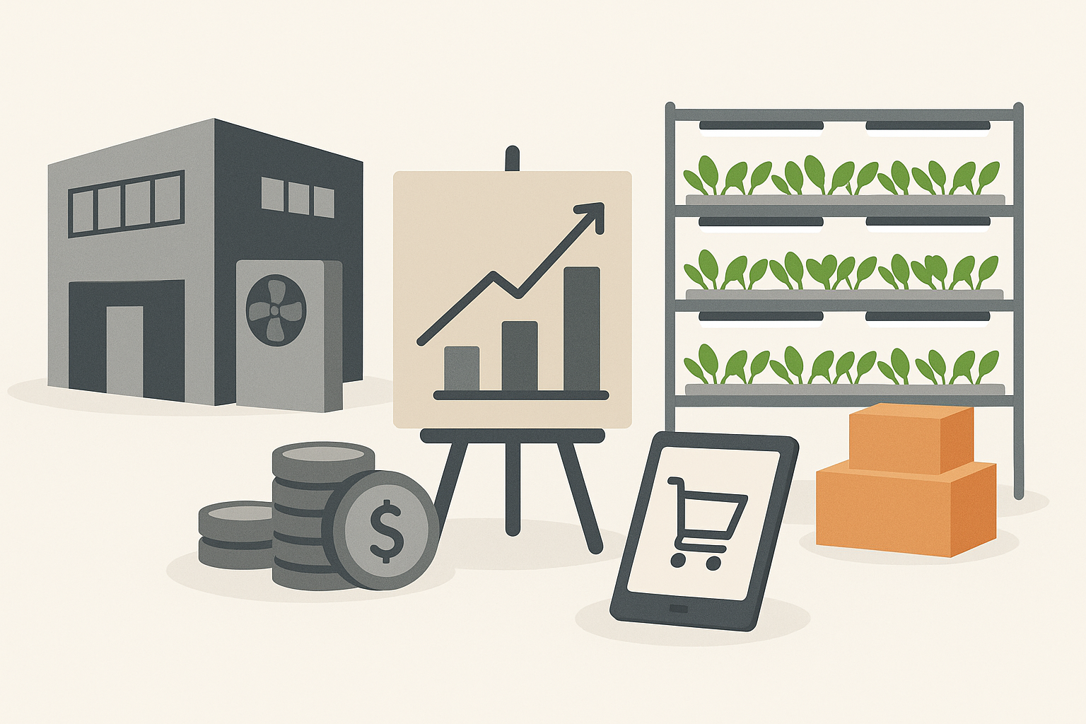 Economics and Business Planning for CEA and Vertical Farming