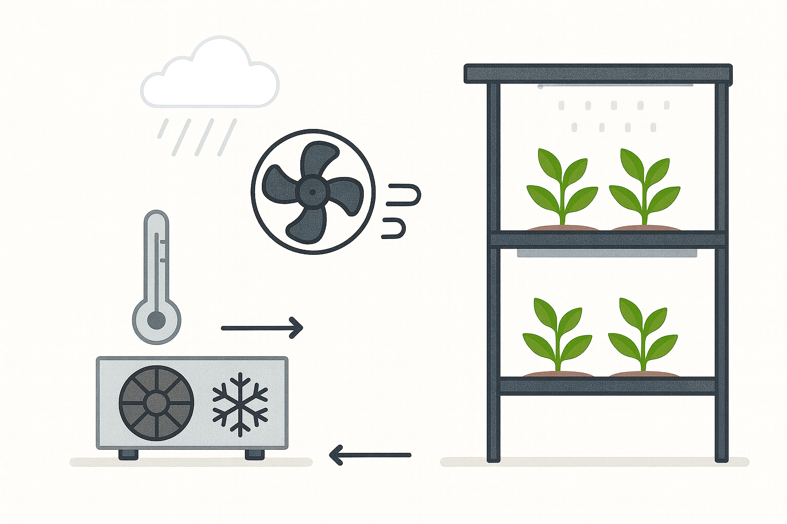 Managing Temperature, Humidity and CO₂ in CEA
