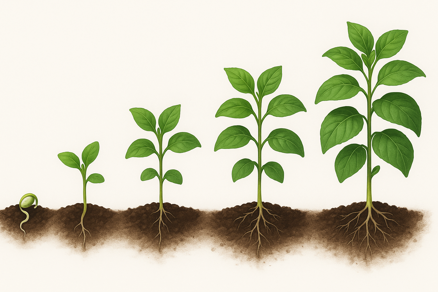Key Stages of Plant Growth and Development in Indoor Farming Systems