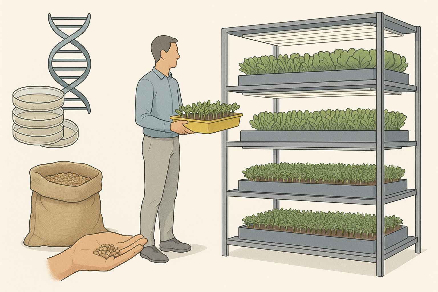 Managing Seed Supply for Indoor Farms