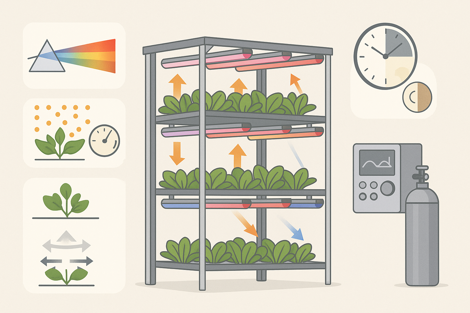 How Light Influences Crop Growth in Vertical Farms: Understanding photobiology in CEA and vertical farming