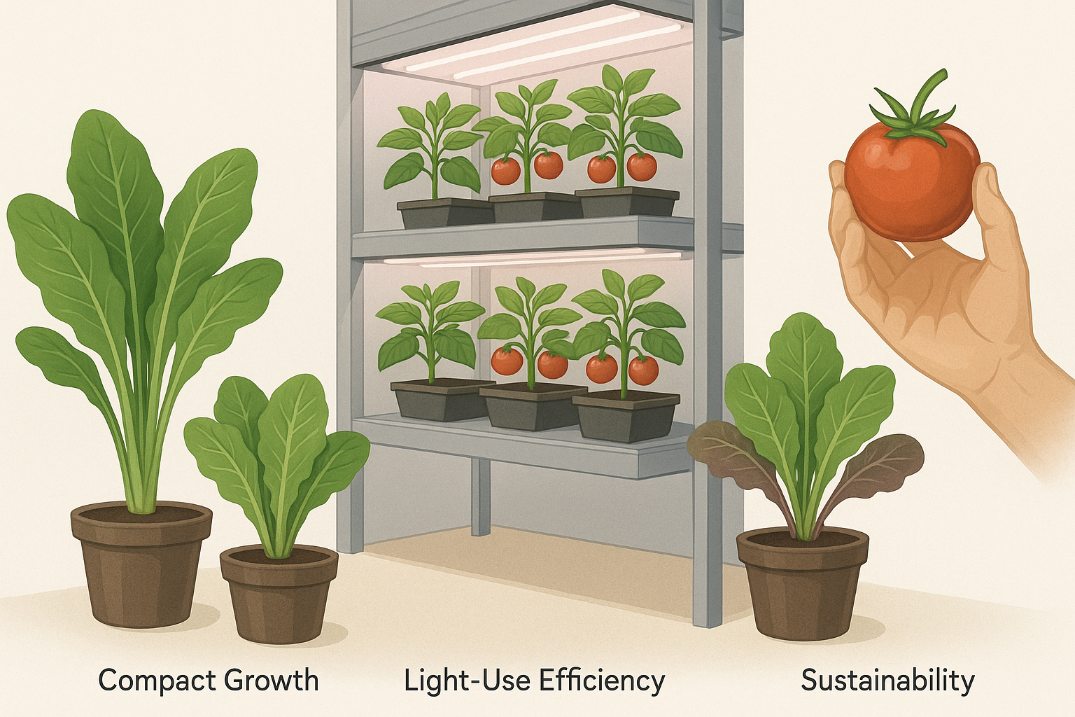 Plant Breeding Objectives for CEA and Vertical Farming