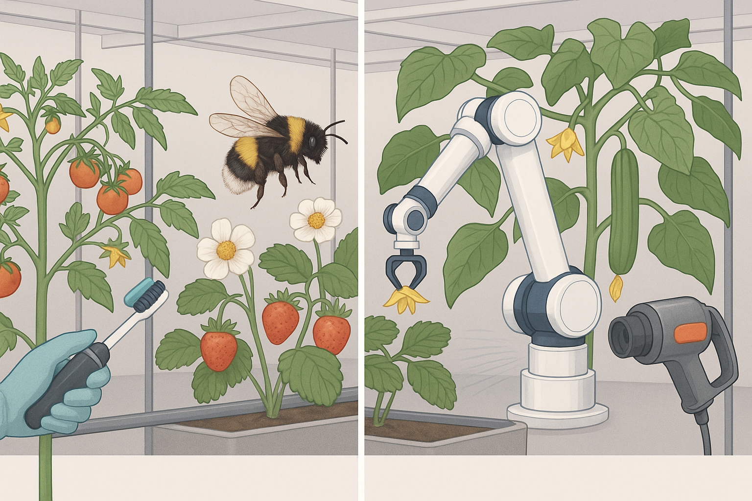 Pollination Strategies in Indoor Farming