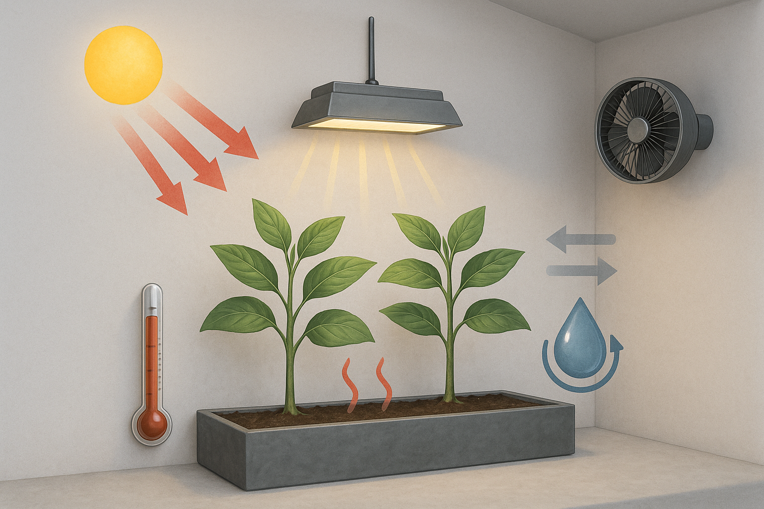 Thermodynamics in Plant Growth Environments