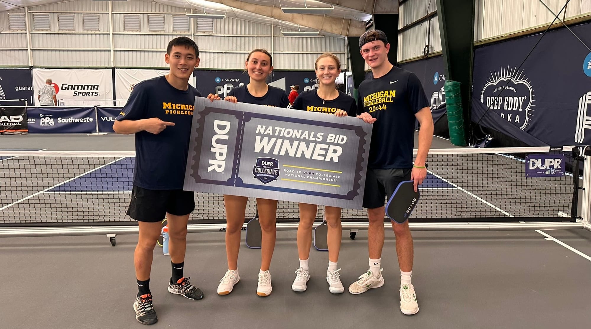 University of Michigan Pickleball Secures National Championship Bid