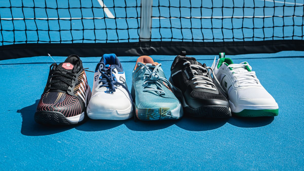 Pickleball Shoes Next to Eachother