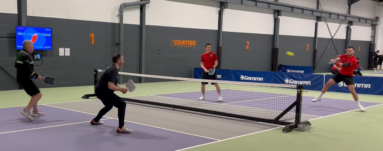 Dink Minor League Pickleball Court-side Action