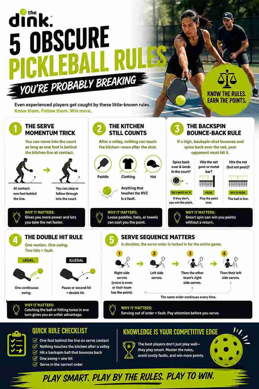 5 Obscure Pickleball Rules You're Probably Breaking