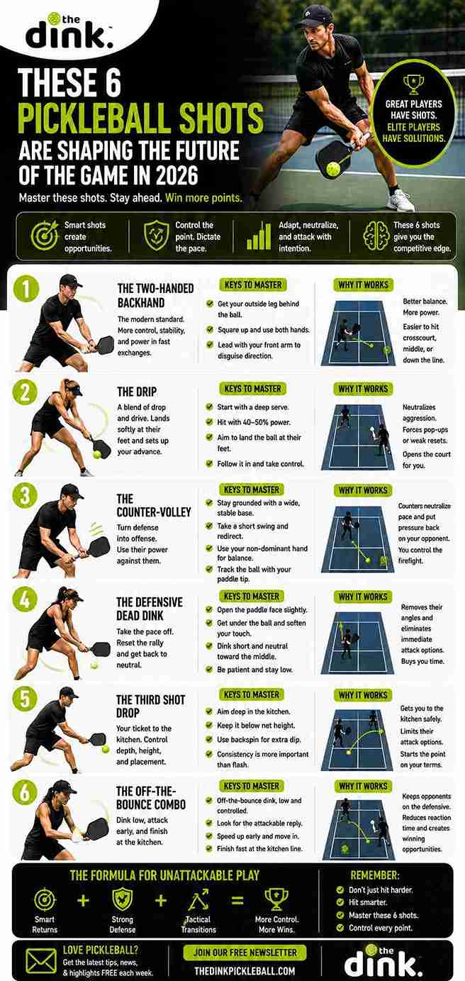 These 6 Pickleball Shots Are Shaping the Future of the Game in 2026