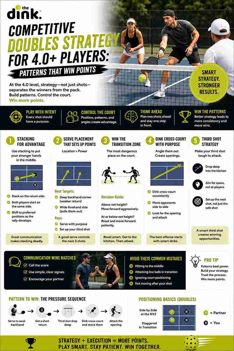 Competitive Doubles Strategy for 4.0+ Players