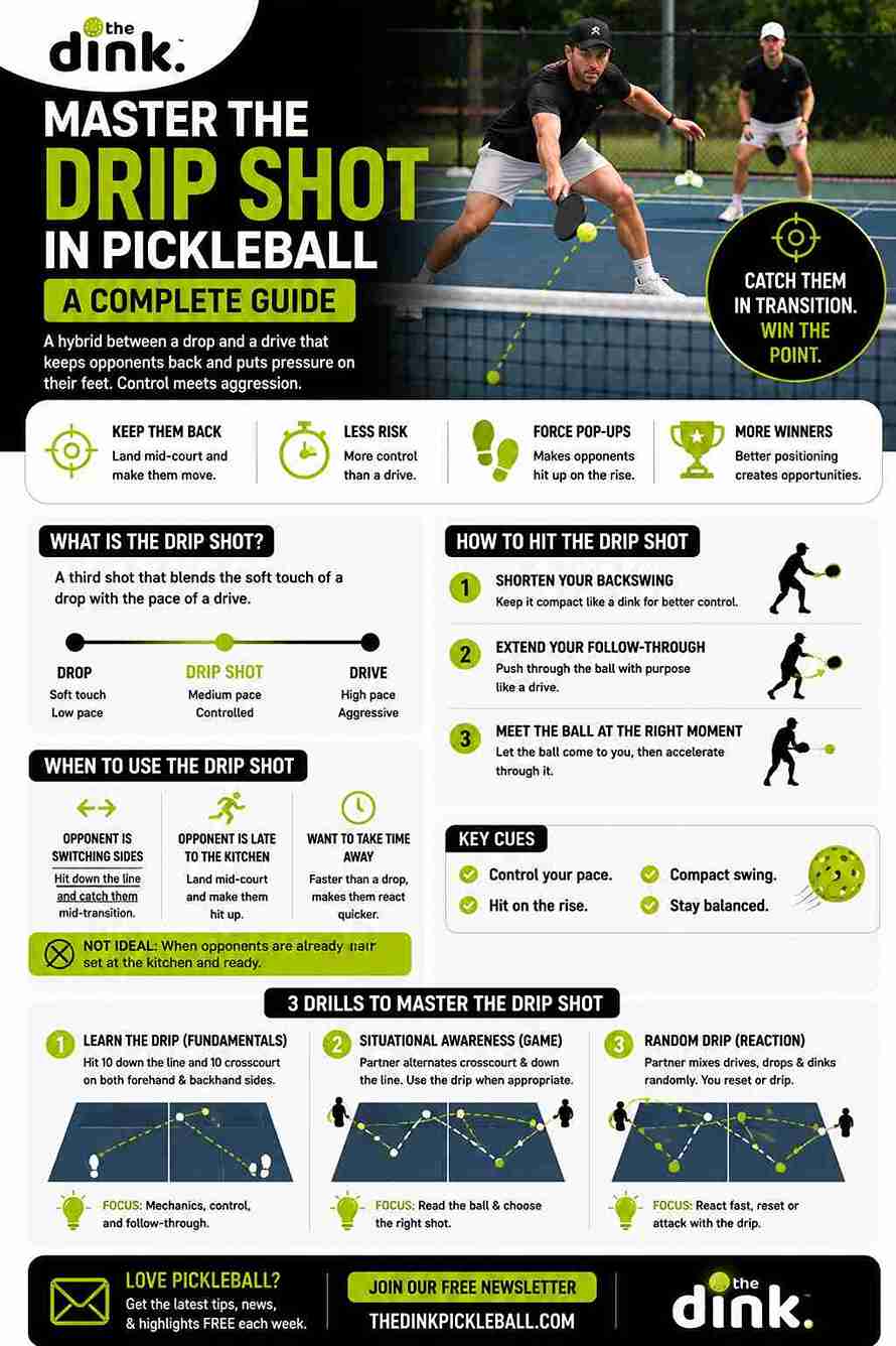 Master the Drip Shot in Pickleball