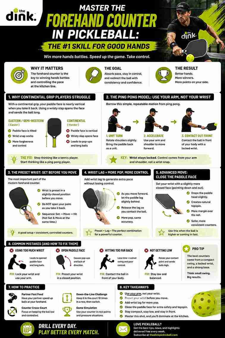Master the Forehand Counter in Pickleball