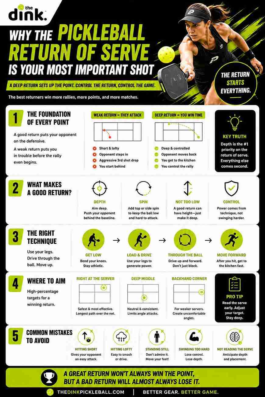 Why the Pickleball Return of Serve Is Your Most Important Shot