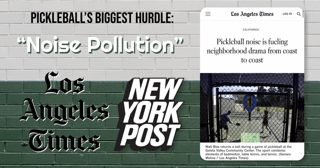                                         Noise Rallies Pickleball Haters
                                                                        