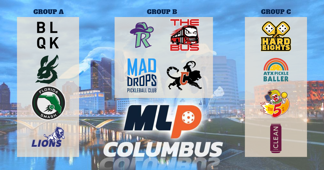                                         Group Stage Draw Announced for MLP Columbus – Major League Pickleball
                                    