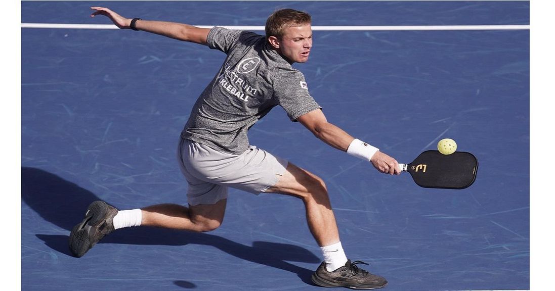 
                                        Improving your pickleball stance starts with centering your gravity low.
                                    