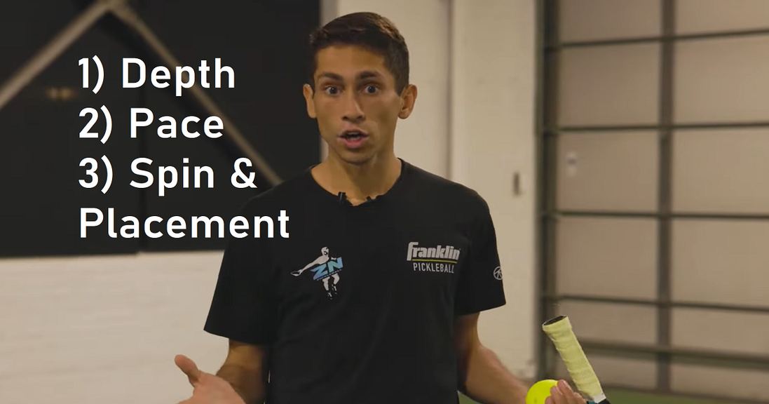
                                        Pickleball serves: don't be afraid to miss, says pro Zane Navratil.
                                    