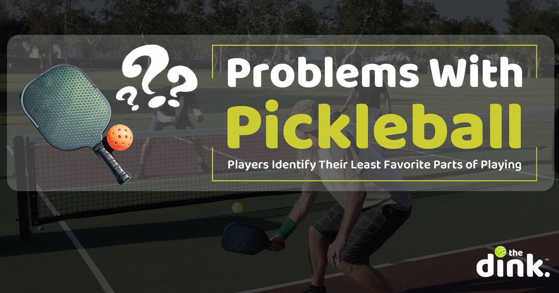 
                                        Pickleball players their biggest problems with the game.
                                    