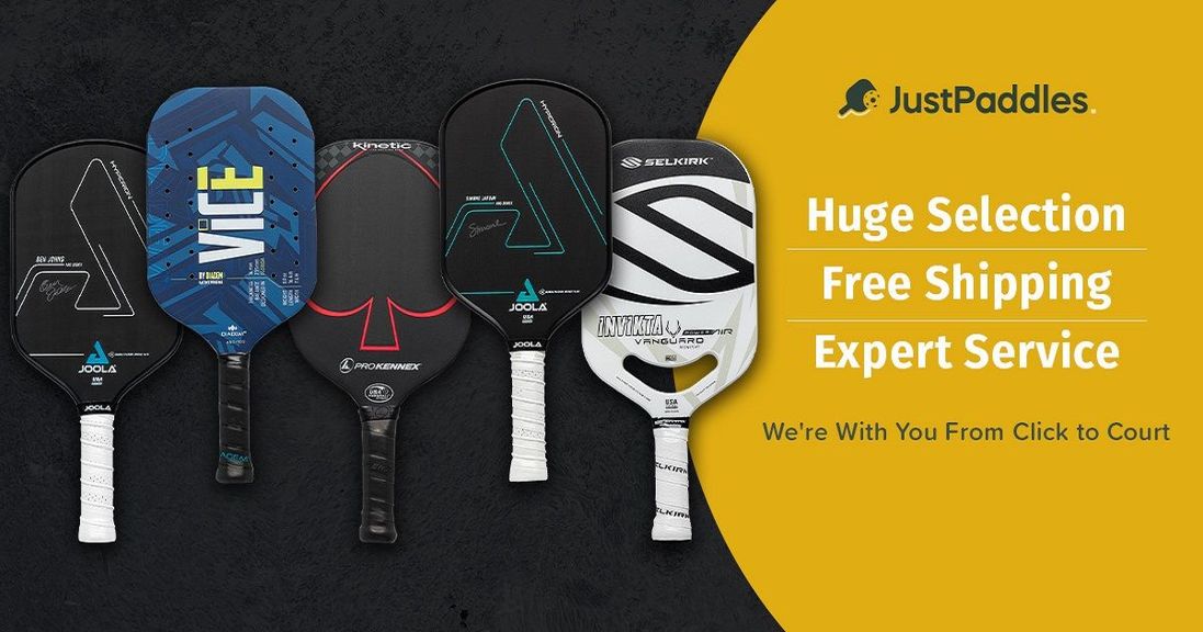 
                                        JustPaddles can help you find your next pickleball paddle
                                    