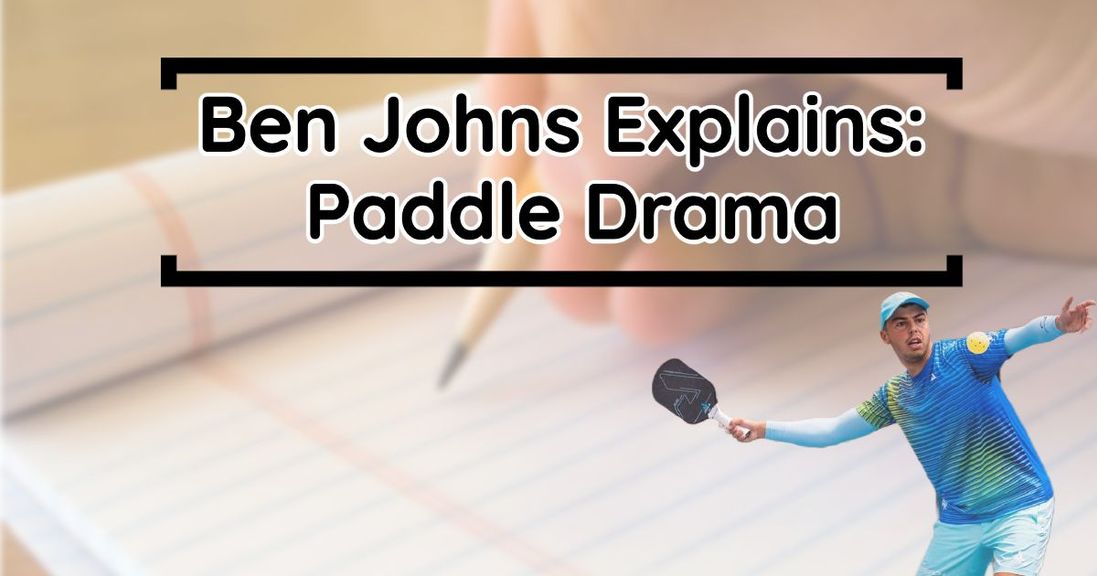 
                                        Ben Johns wrote an open note to the pickleball community explaining his thoughts on the paddle drama.
                                    