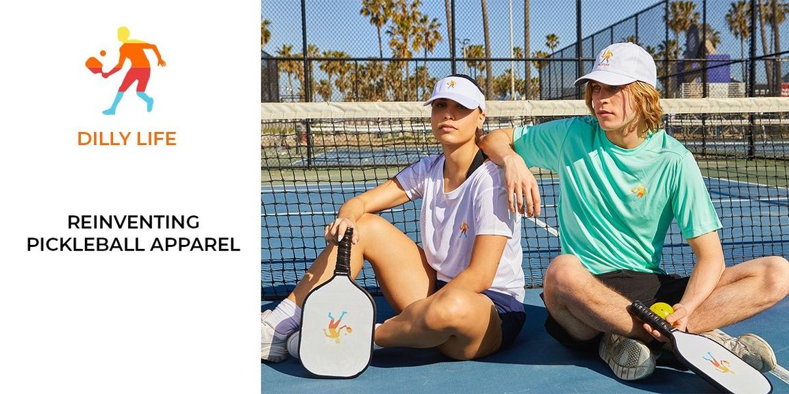 
                                        Dilly Life pickleball clothing is made to bring a pop of color to the court.
                                    
