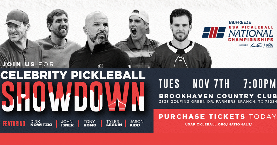 
                                        Sports icons including John Isner and Dirk Nowitzki lined up to play at Nationals in November.
                                    