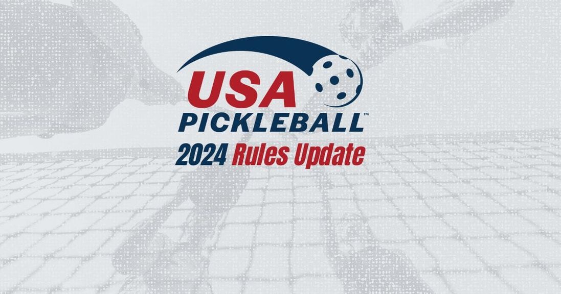 
                                        USA Pickleball has announced new rule changes effective in 2024.
                                    