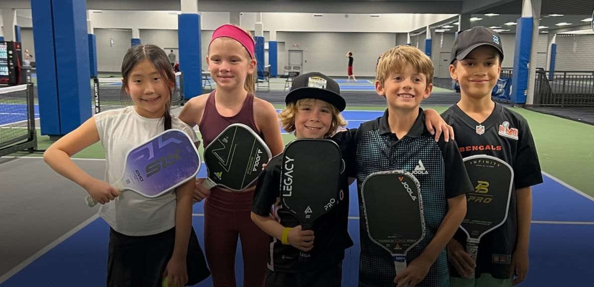 
                                        Young athletes at the National Junior Pickleball Tour
                                    