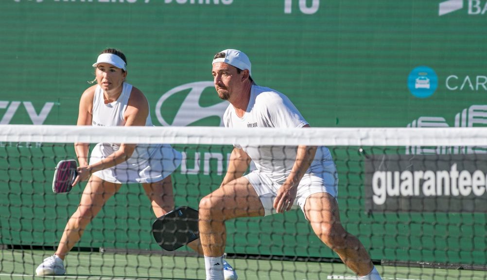 
                                        Julian Arnold and Lauren Stratman, Major League Pickleball
                                    