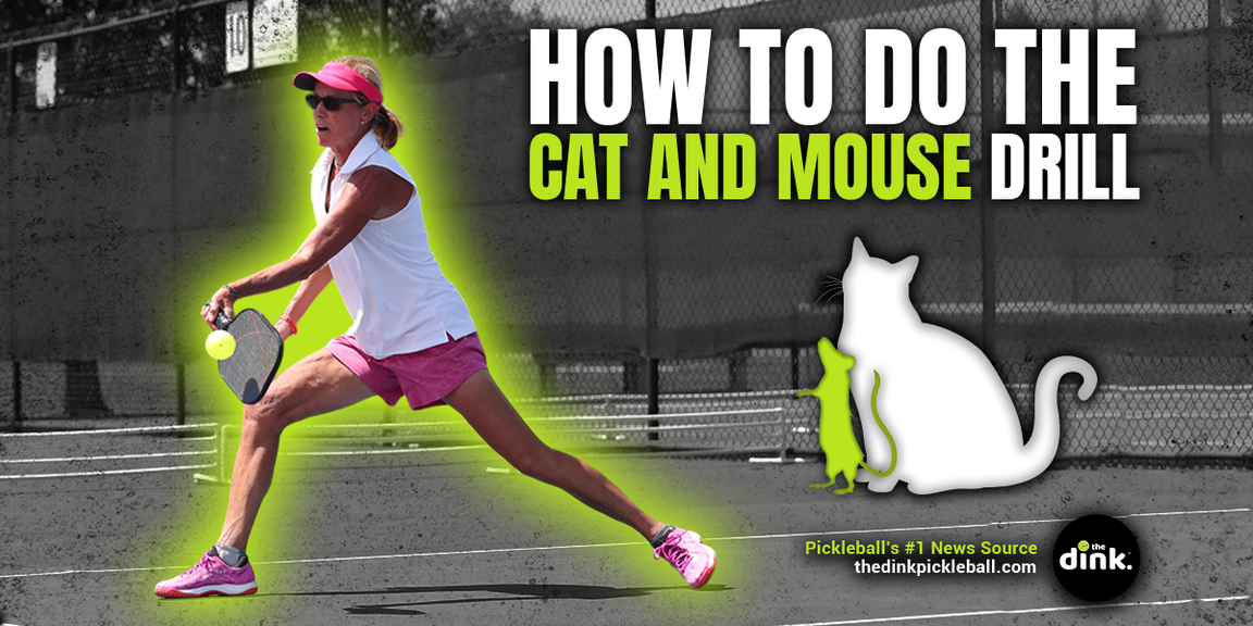
                                        Pickleball tips, drills, cat and mouse drill
                                    