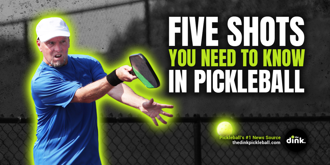 
                                        how to play pickleball, five shots you need to know in pickle
                                    