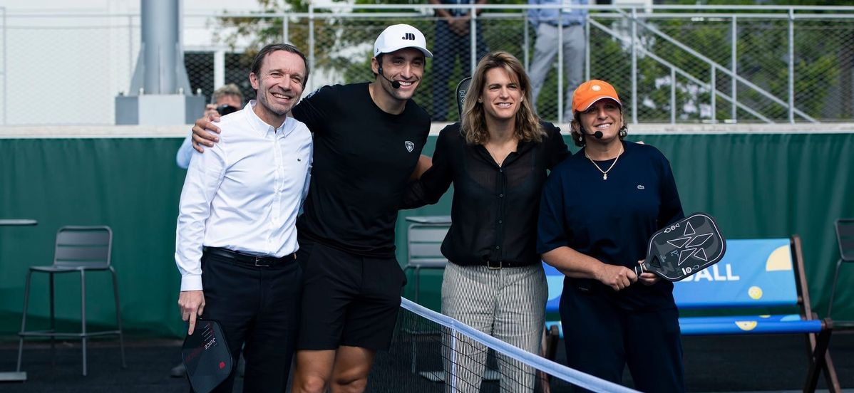 
                                        Pickleball, French Open, French Tennis Federation, Amelie Mauresmo, Jay Devilliers
                                    
